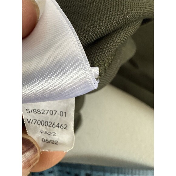 Athleta‎ Pants Womens M Petite Olive Delancey Straight Leg High Rise - Picture 12 of 13